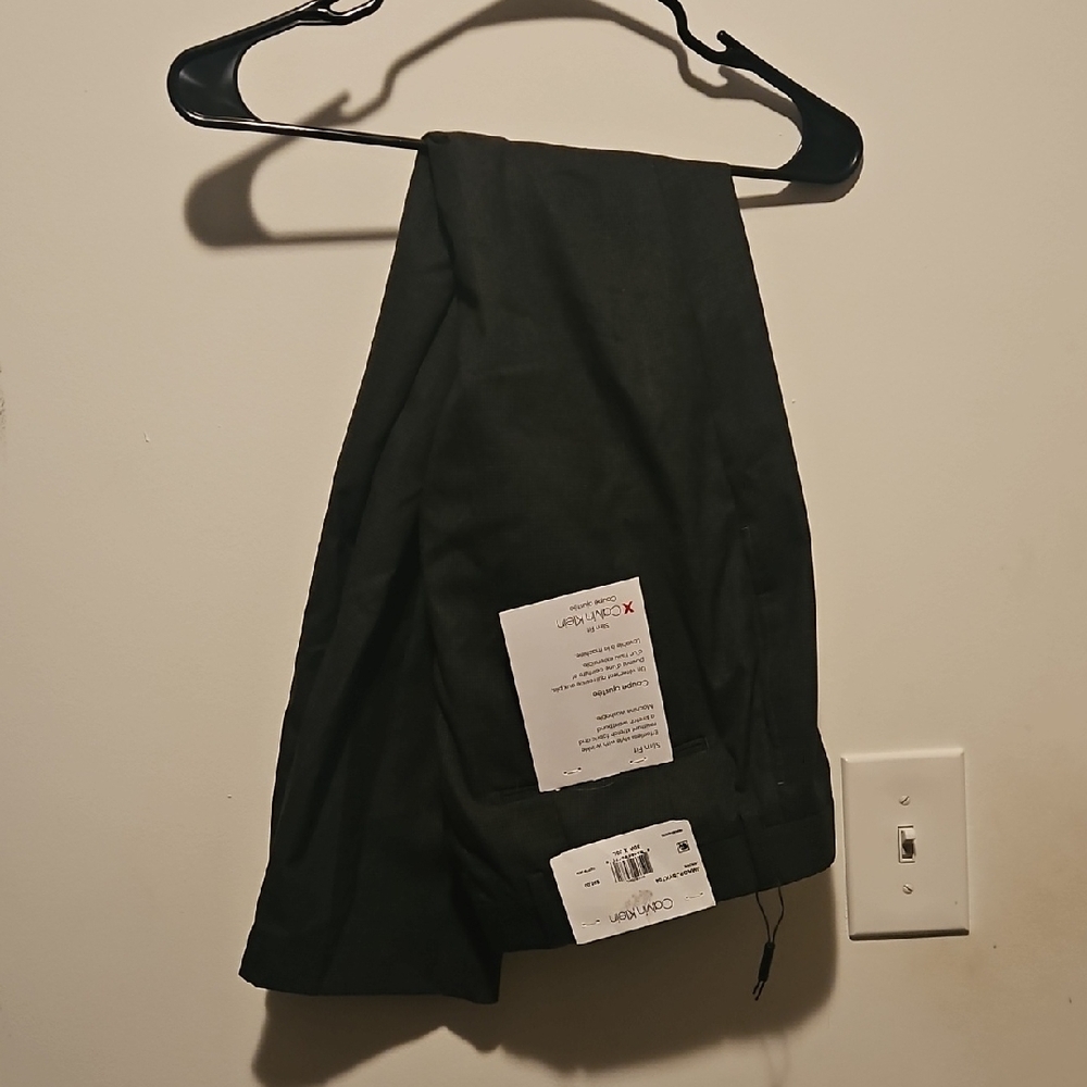 Calvin Klein Charcoal Slim Fit Pants